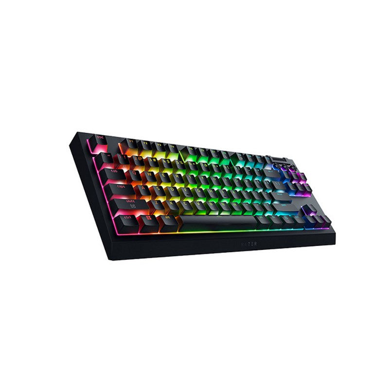 Razer BlackWidow V4 Tenkeyless HyperSpeed Wireless Hot-swappable Gaming Keyboard - Black Razer BlackWidow V4 Tenkeyless HyperSpeed Wireless Hot-swappable Gaming Keyboard - Black